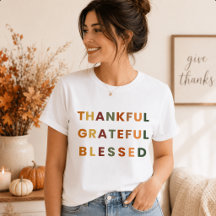 Thankful Grateful Blessed – Fall Colors
