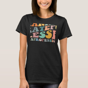 Thankful Grateful Blessed Paraprofessional Fall Th T-Shirt
