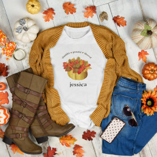 Thankful Grateful Blessed Personalized T-Shirt