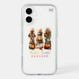 Thankful Grateful Blessed iPhone 16 Case