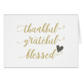 thankful grateful blessed thanksgiving holiday (Front Horizontal)