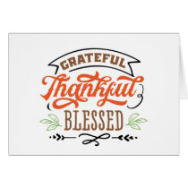 thankful grateful blessed thanksgiving holiday