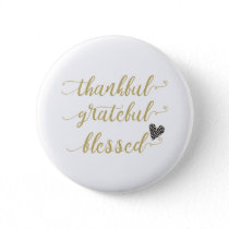 thankful grateful blessed thanksgiving holiday button