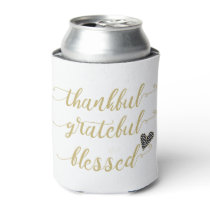 thankful grateful blessed thanksgiving holiday can cooler