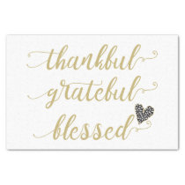 thankful grateful blessed thanksgiving holiday tissue paper