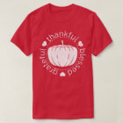 Thankful Grateful Blessed Thanksgiving Pumpkin Fal