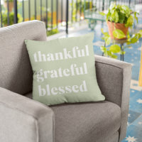 Thankful Grateful Blessed | Thanksgiving Quote