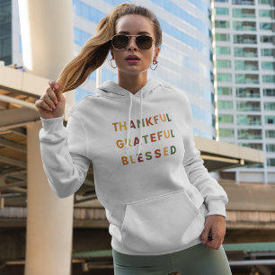 Thankful Grateful Blessed – Women’s Fall Hoodie
