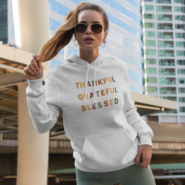 Thankful Grateful Blessed – Women’s Fall Hoodie (Creator Uploaded)