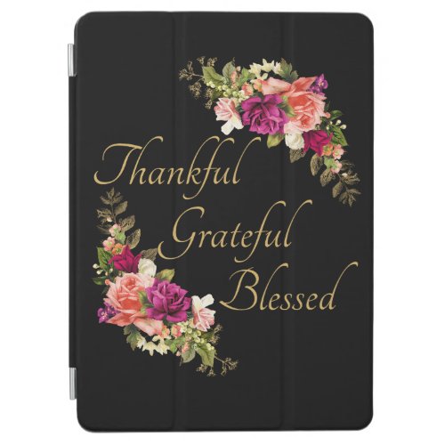 Thankful Grateful Blessed Womens Christian Faith iPad Air Cover