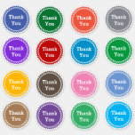 [ Thumbnail: Thankful, Grateful "Thank You" Sticker ]