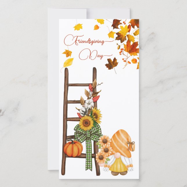 Thankful & Grateful: Thanksgiving Invite (Front)