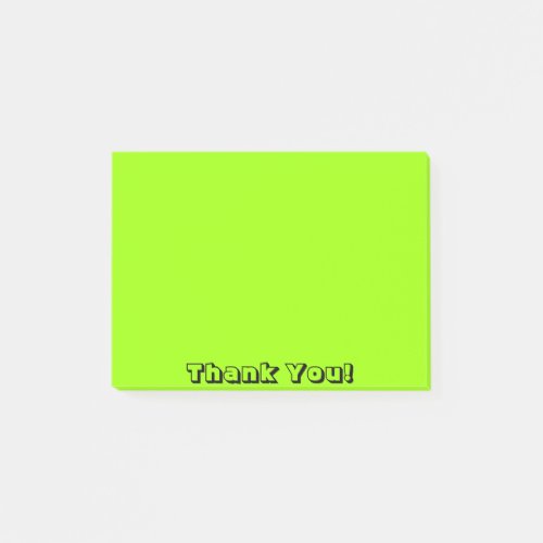 Thankful Green Post_it Notes