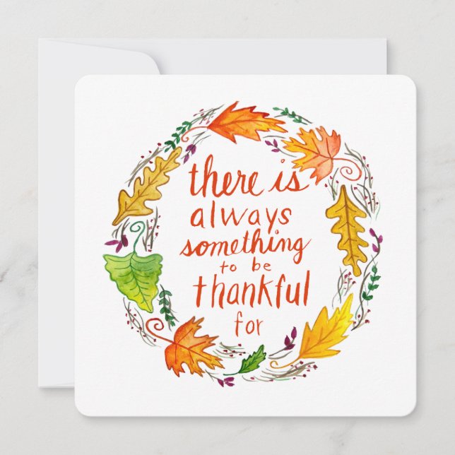Thankful Greeting Card (Front)