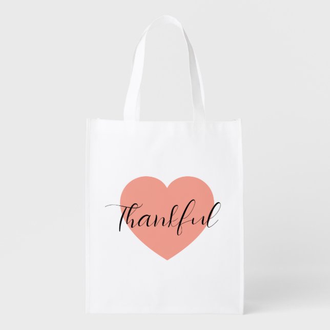 Thankful Grocery Bag (Front)