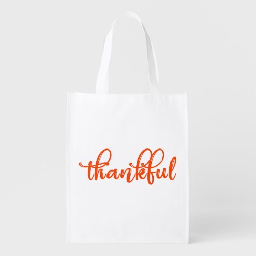 Thankful Grocery Bag