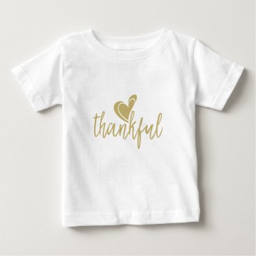 thankful heart thanksgiving baby T-Shirt