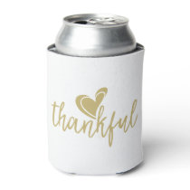 thankful heart thanksgiving can cooler