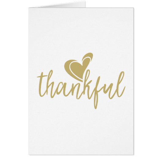 thankful heart thanksgiving cards (Front)