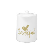 thankful heart thanksgiving teapot