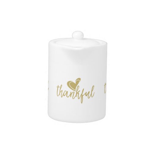 thankful heart thanksgiving teapot