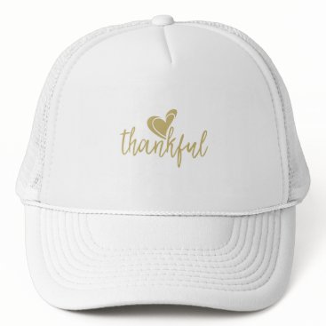 thankful heart thanksgiving trucker hat
