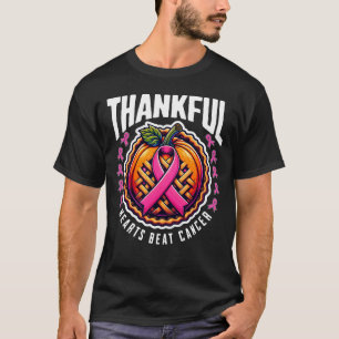 Thankful Hearts Beat Cancer T-Shirt