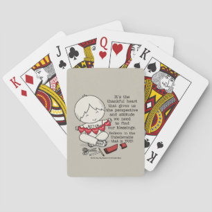 Thankful Hearts Poker Cards