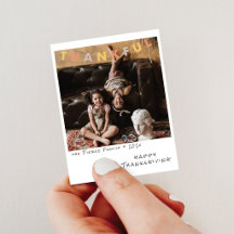 Thankful Instant Photo | Family Thanksgiving