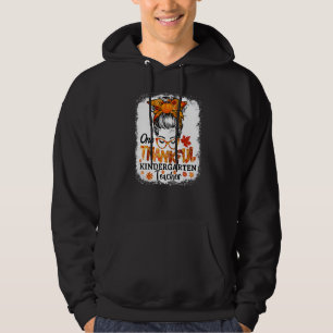 thankful kindergarten teacher fall thanksgiving me hoodie