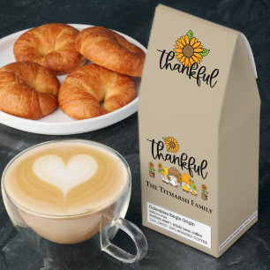 Thankful little sunflower gnome family roasted coffee