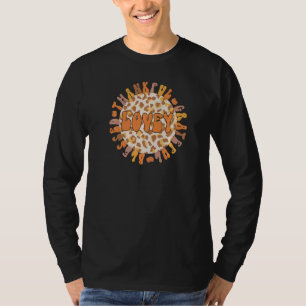 Thankful Lovey Grandmother Thanksgiving Lovey Gran T-Shirt