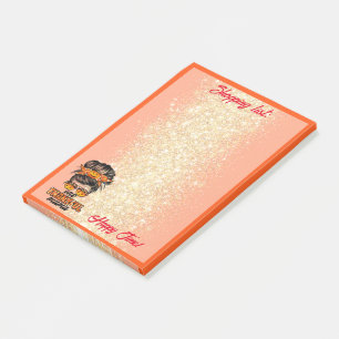 Thankful Mama Autumn Customize Text and Color Post-it Notes