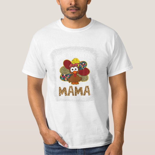 Thankful MAMA Shirt Bleach Turkey (Front)