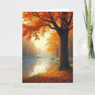 Thankful Misty River Card