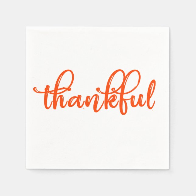 Thankful Napkins (Front)