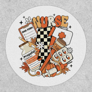 Thankful Nurse Life Turkey Cute Thanksgiving Nurse Patch