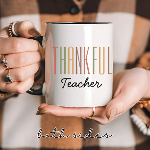 Thankful Nurse Mom Lawyer Teacher Thanksgiving Mug