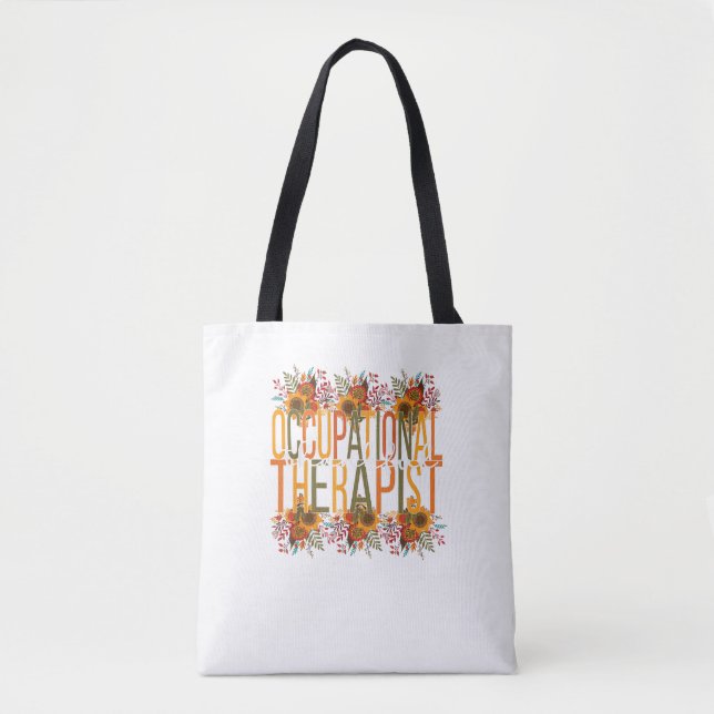 Thankful Occupational Therapist Thanksgiving OT Th Tote Bag (Front)