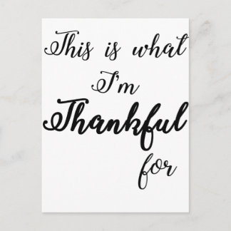 Thankful Postcard