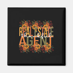 Thankful Real Estate Agent Thanksgiving  Magnet