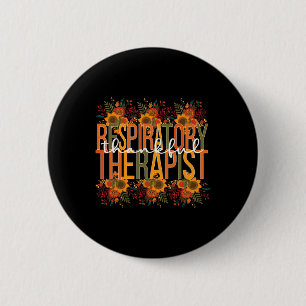Thankful Respiratory Therapist Thanksgiving Button