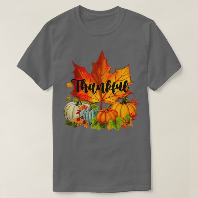 Thankful s Funny Thankful T-Shirt (Design Front)