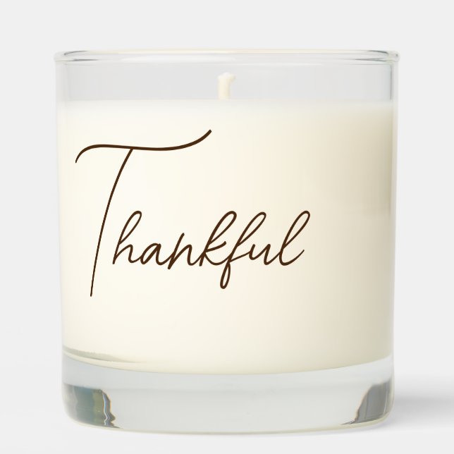 Thankful Scented Candle (Front)