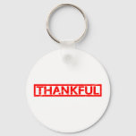 Thankful Stamp Keychain