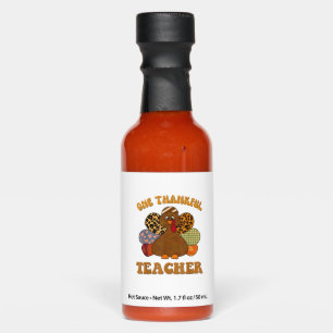 thankful teacher for women fall teacher thanksgivi hot sauces