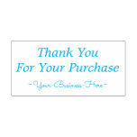 [ Thumbnail: Thankful "Thank You For Your Purchase" Business Self-Inking Stamp ]