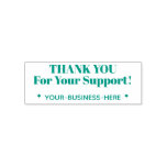 [ Thumbnail: Thankful "Thank You For Your Support!" Business Self-Inking Stamp ]