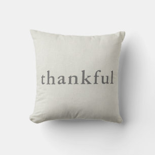 Thankful Throw Pillow