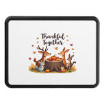 Thankful Together – Cute Woodland Animals Thanksgi Hitch Cover